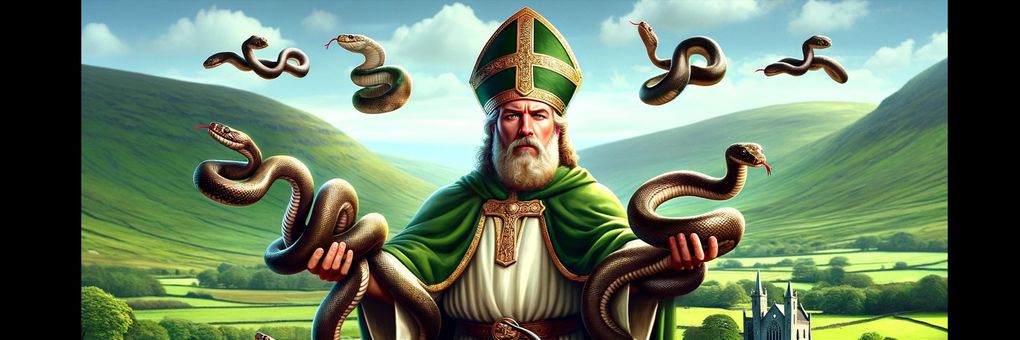 St&#46; Patrick and the Snakes of Ireland