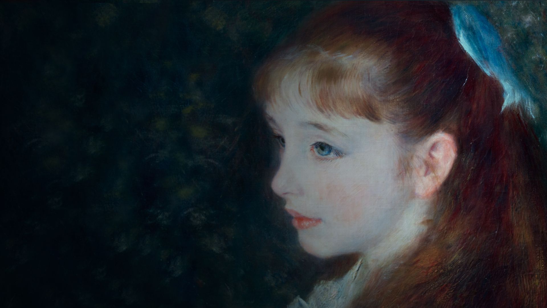 Renoir and the Girl with a Blue Ribbon