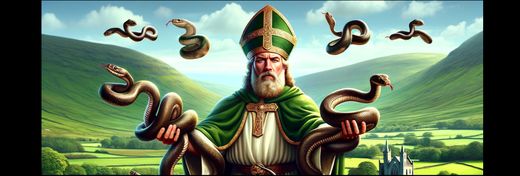 St. Patrick and the Snakes of Ireland