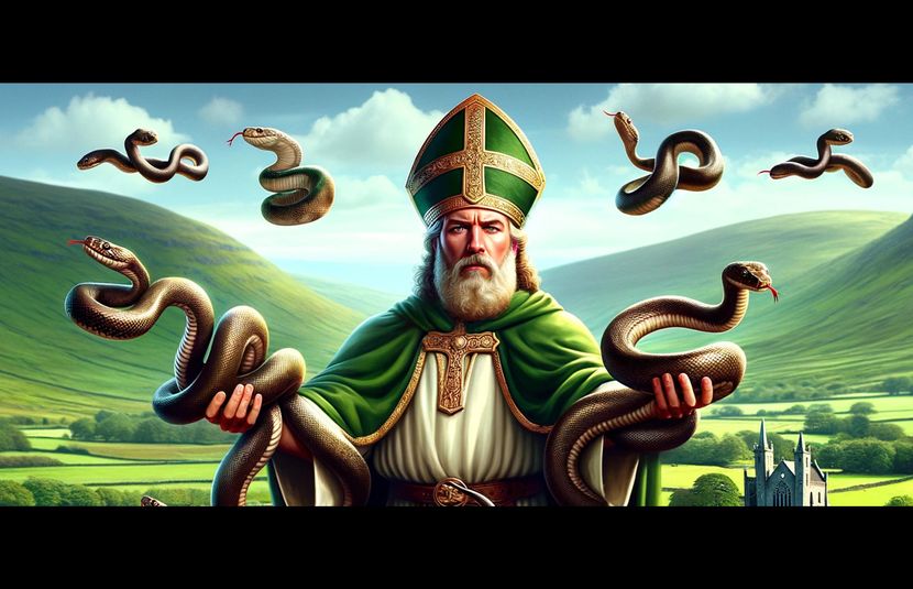 St&#46; Patrick and the Snakes of Ireland